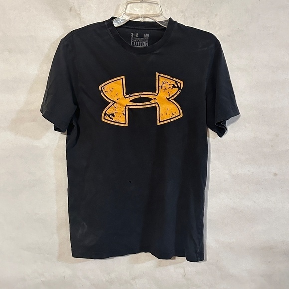 Under Armour Black Short Sleeve Athletic T Shirt Tee - Picture 3 of 7